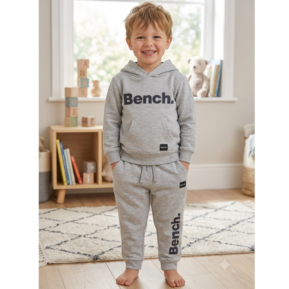 A02691: Boys Bench Hoody Top & Jog Pant Set (18 Months-4 Years) A02691: Boys Bench Hoody Top & Jog Pant Set (18 Months-4 Years)